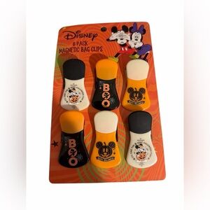 Disney Halloween Magnetic Bag Clips - Orange, Black, White